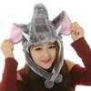 Uccellino Animal Headgear Hat for Cold Weather Cosplay Halloween Animal Costumes (Elephant)