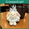 Plush Bunny Doll With Removable Dress For Girls Kids Playroom Decor
