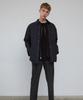 Muge Piping Pading Shirts (Dark Gray)
