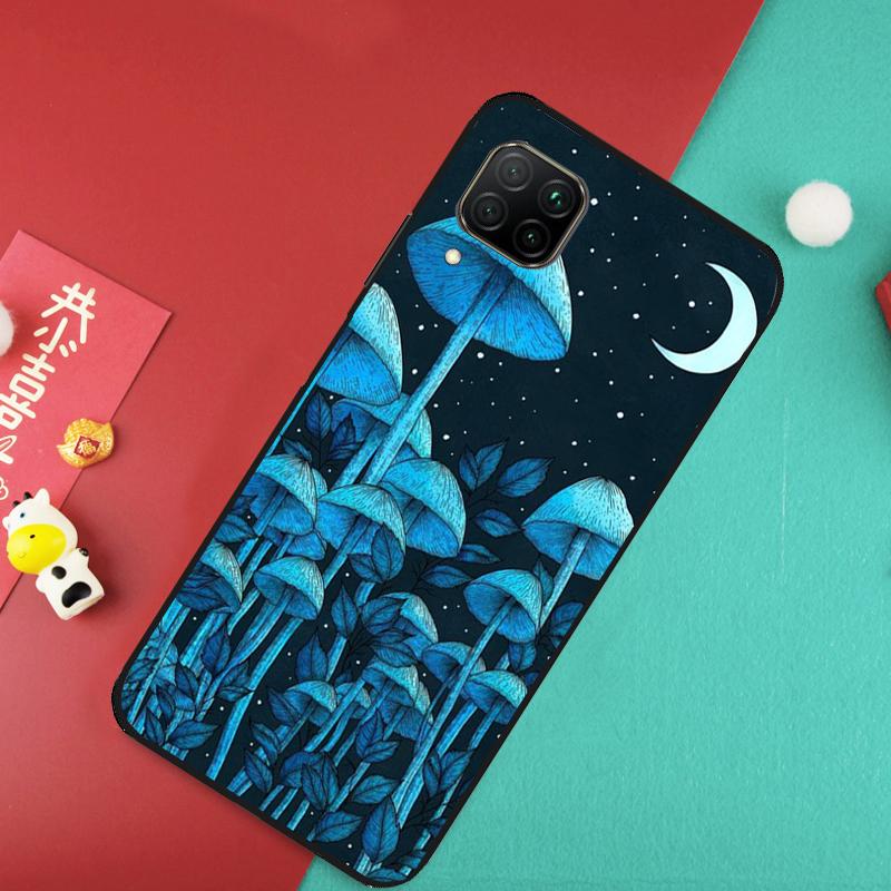 Weird Trippy Mushroom Case For Huawei Nova Y91 Y61 Y60 Y70 Y90 Nova 9 SE 10 11i 8i 3i P20 P30 Pro P40 Lite Cover