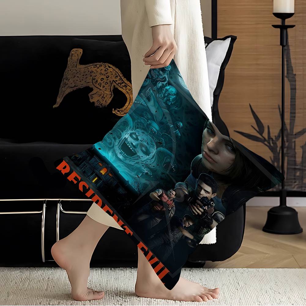 Classic Video Game RResidentsEEvils Pillow Gifts Home Office Furnishings Bedroom Sofa Car Cushion Cover Case 45x45cm