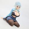 Anime 14cm Deep Winter Snow Widow Snow Girl Beautiful Girl Hand Figure Shy Girl PVC Action Figure Model Toy Ornament