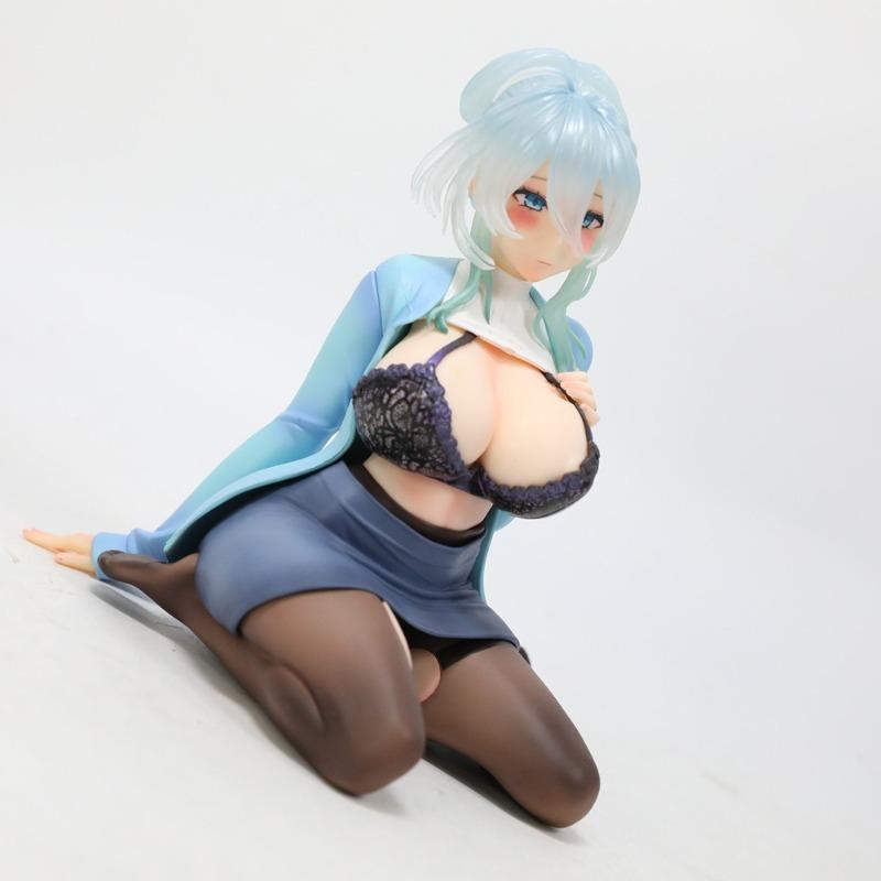 Anime 14cm Deep Winter Snow Widow Snow Girl Beautiful Girl Hand Figure Shy Girl PVC Action Figure Model Toy Ornament