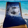 Sports Soccer Print Towel Quick Drying Beach Towels Are Suitable For Swimming Pools Camping Yoga And The Gym