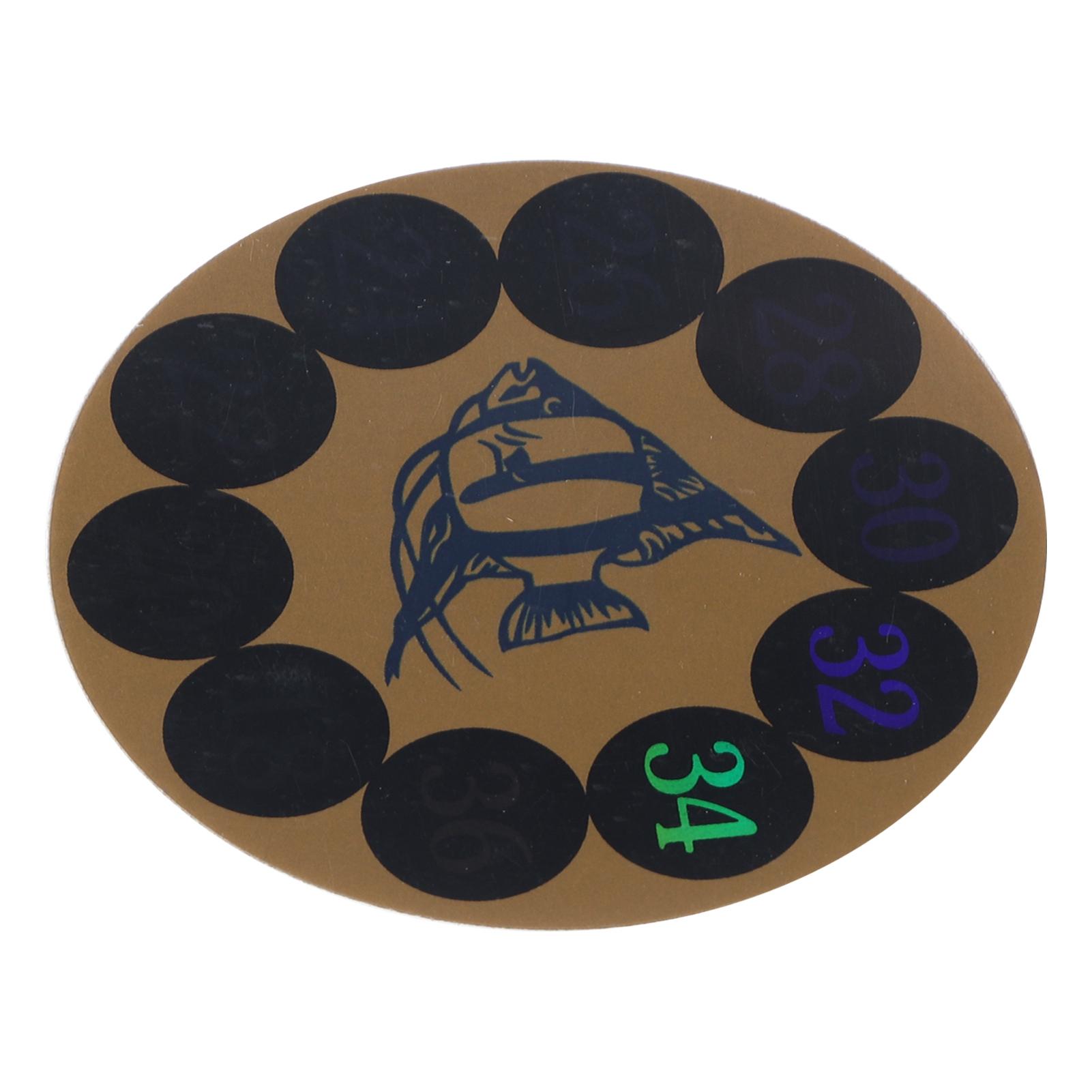 Цифровой дисплей Аквариумный термометр Наклейка Рыбы   Клейкая полоска для измерения температуры