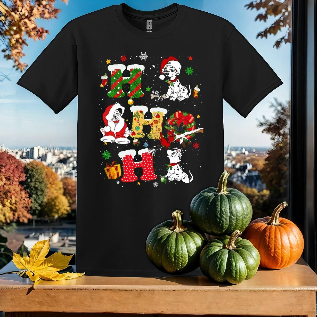 101 Dalmatians Characters Group T-Shirt Mens Womens Tees Top T Shirt Mens Womens Tees Top Men Women Unisex Tshirt SY1 L