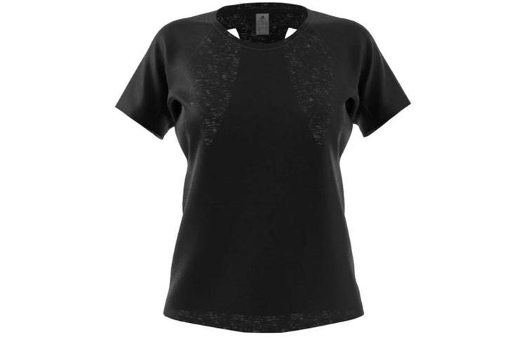 

Adidas T Shirts Women s Black Crew Neck Moderate Straight Fit DU1319 M