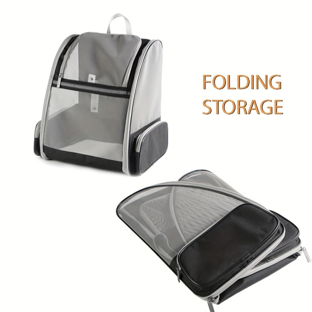 Cat Space Capsule Backpack for Outdoor Use, Breathable Dual-Shoulder Cat Carrier, Portable Travel Bag for Cats, Foldable Breathable Dual-Shoulder