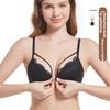 French Front Clasp Lace Bra Cross Back Bra for Women with Small Chest No Empty Cup Push Up and Anti-sagging Bra