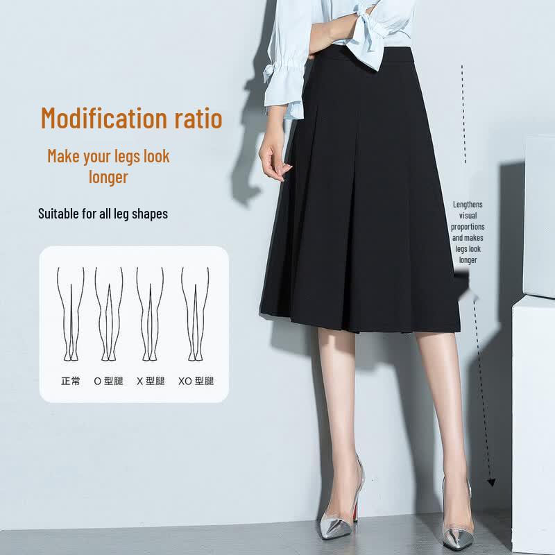 Women's High-Waist A-Line Casual Skort