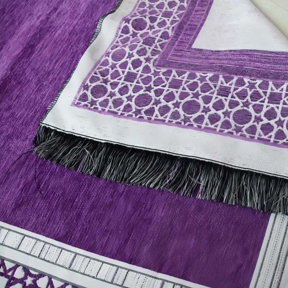 Washable Prayer Rug Foldable Worship Blanket Ethnic Islamic Prayer Mat
