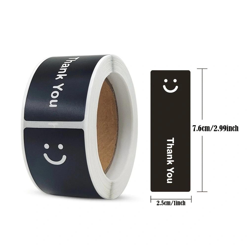 

Personality Smiling Face Thank You for Sealing Gifts, Gift Decorations, Stickers Homemade Decorations Thank You Stickers