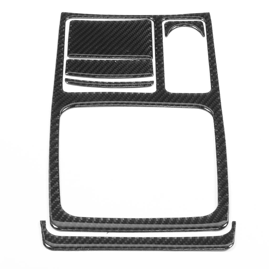 6pcs Carbon Fiber Interior Gear Shift Panel Cover CoDriver Fit for Mitsubishi Lancer GTS 20082016