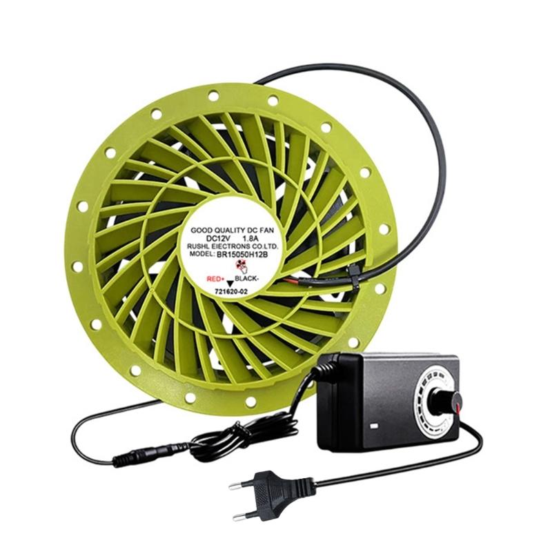 Versatile Exhaust Fan Set Practical Fan Set With Adjustable Speed Control For Great Airflows In DIY Setups