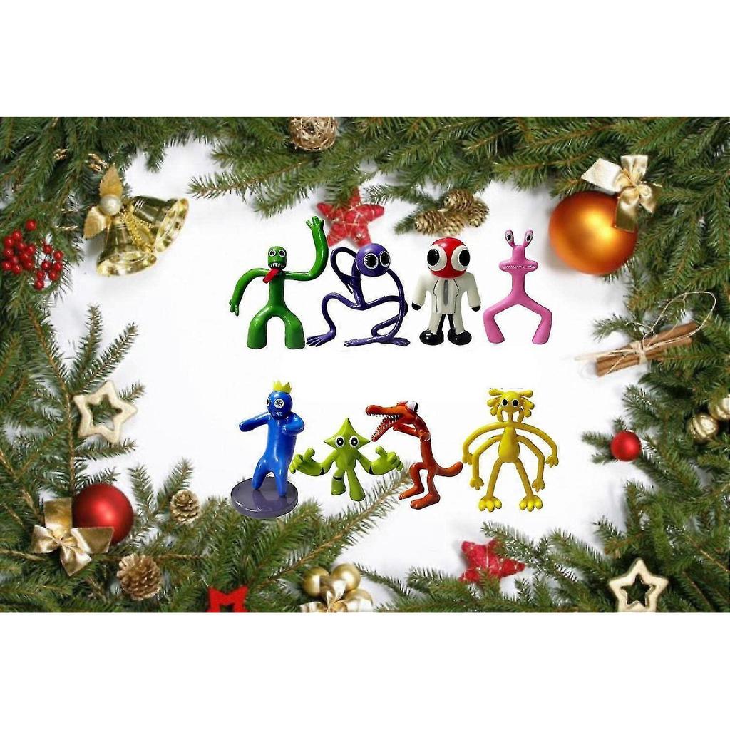 2026 8 Pezzi Giocattoli Rainbow Friends Action Figure Rainbow Friends Giocattoli Action Figure da Gioco