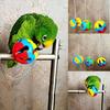 Cute Pet Bird Plastic Chew Ball Chain Cage Toy for Parrot Cockatiel Parakeet