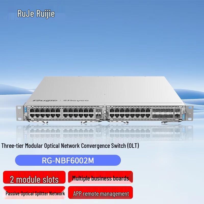 

Ruijie RG-NBF6002M Modular OLT Switch