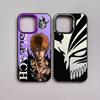 BLEACH Anime Phone Case For iPhone 16e 16 15 14 13 12 11 mini Pro Max X XR XSMAX 8 7 Plus Anti Fall Matte Back Cover