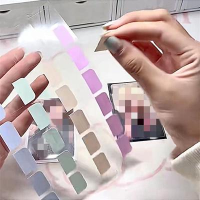 10Sheets Morandi Color Transparent Index Sticker Korean Kpop Star Photo Card Easy Pull Sticker Card Mark Sorting Label Sticker