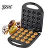Schneller Donut-Maker Mini-Maschine Lebensmittelqualität Antihaftbeschichtete Oberfläche Design 16 Kuchenmischungs-Löcher EU-Stecker Spülmaschinenfest Stark Plug-and-Play Klein
