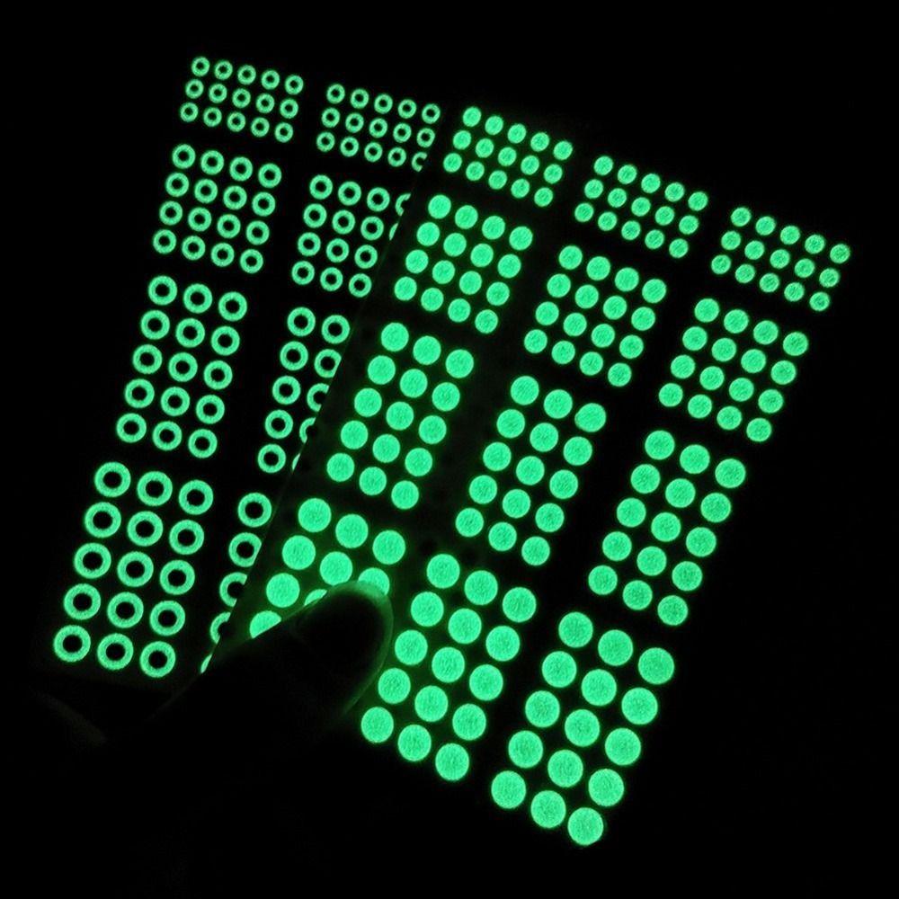 183pcs/sheet 3D Luminous Fishing Lure Eyes 3mm/4mm/5mm/6mm Fish Eyes Sticker  Jig Lures Making