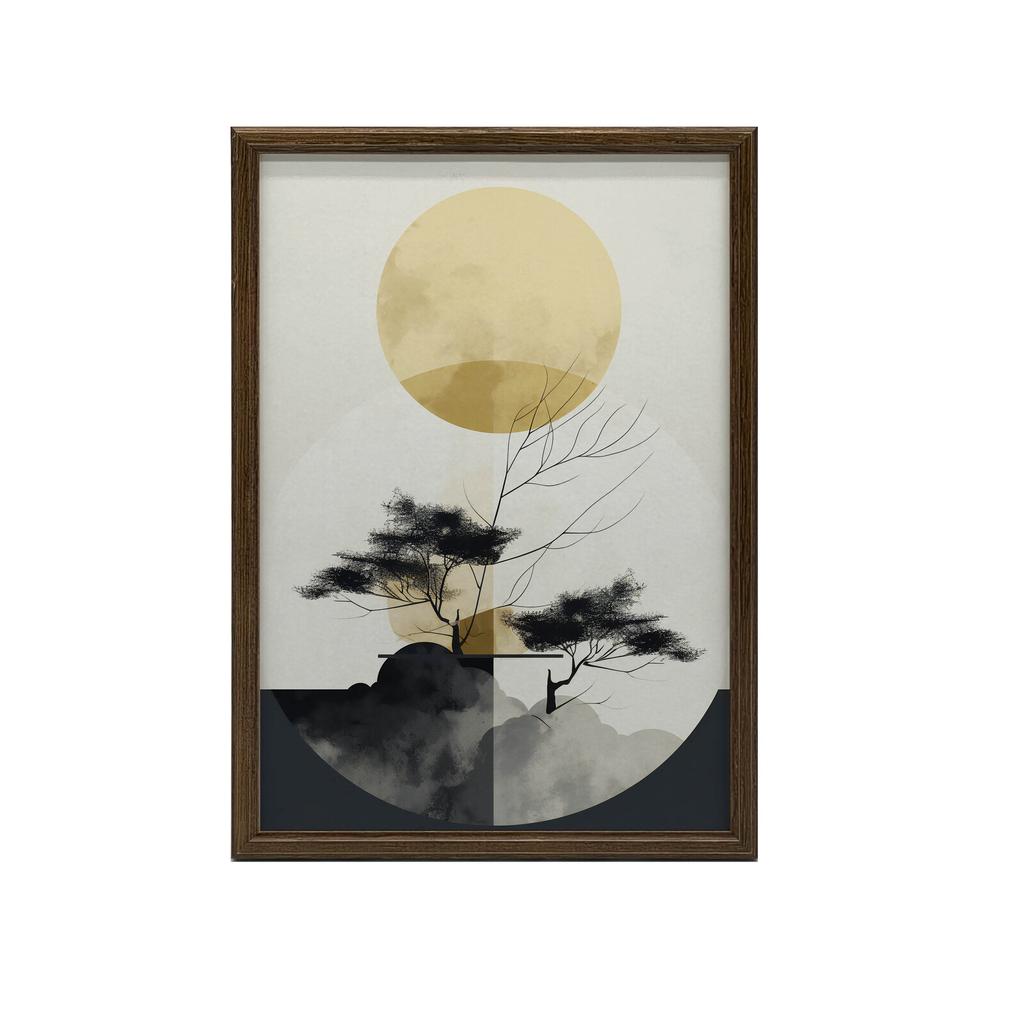 Harmonia Natury Harmonia Natury, 50X70 Cm, Rama Aluminiowa Czarna, Papier Matowy 230 Gsm