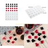 Waxed Pellet Resins Mould Heart Spades Club Silicon Molds DIY Baking Top Sale