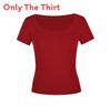 Sexy Girl T Shirt Women Slim Fit U Neck Short Sleeve Casual Tops For Daily Wear