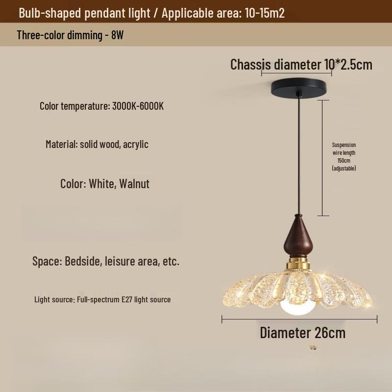

Oeny Retro Bedside Pendant Light