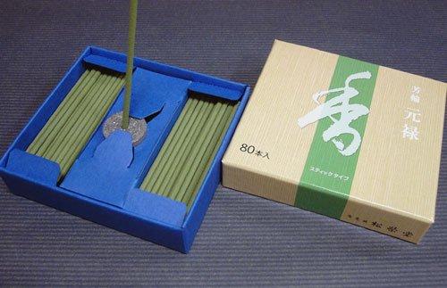 Rich Sandalwood Fragrance, Shoyeido Genroku, 80 Stick Incense Sticks