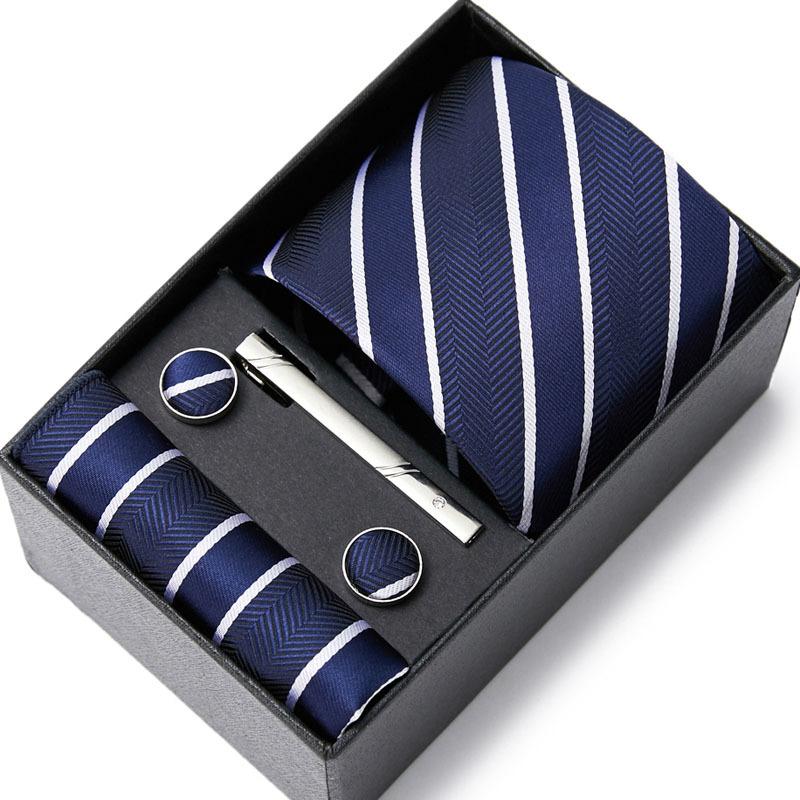 Nouvelle Cravate pour Homme Six Pièces Affaires Mariage Cravate pour Homme