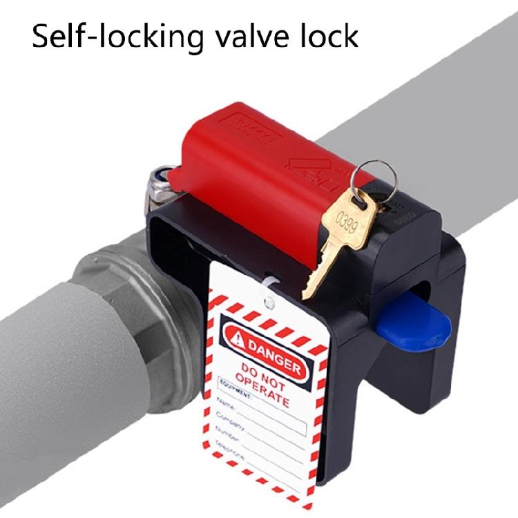 Adjustable Ball Valves Lockout Device Industrial Safety Lock Locking Gate Valves Switches Lock for Flat/Round Handles