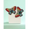 Multicolor Beaded Contemporary Butterfly Studs Earring For Women