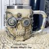 Resin mechanical gear beer mug steam mug stainless steel skull mug