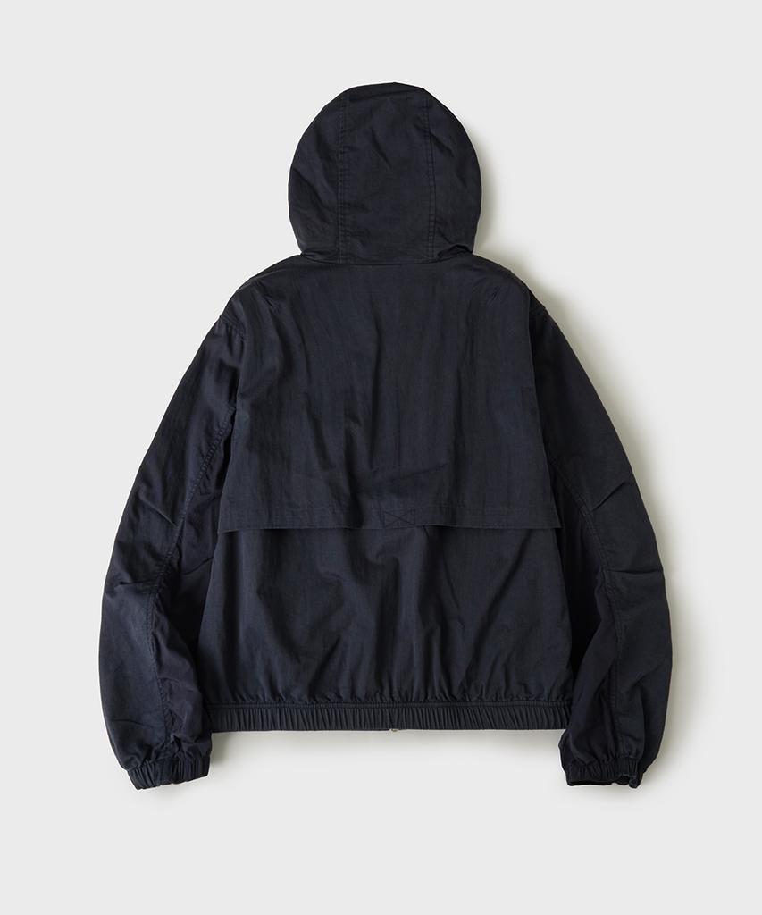 Hooves Volume Banded Hooded Jacket [Navy]
