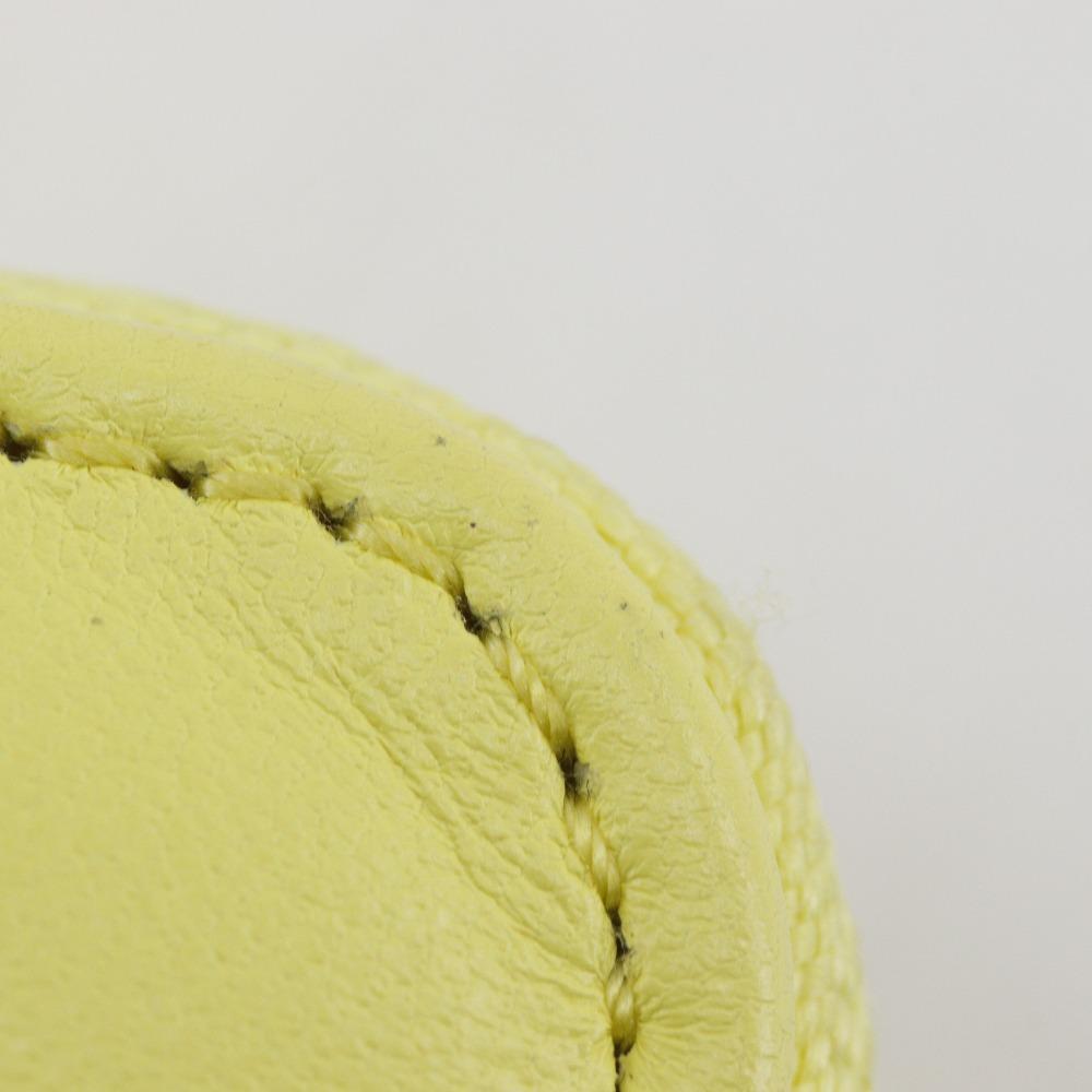 LOUIS VUITTON Zippy wallet Purse M83104 Kussan Smiley Yellow yellow lambskin Women Used