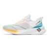Li Ning Feidian Challenger One Piece Woven Durable Breathable Low Top Running Shoes Men Running Shoes White Blue ARMS011-1