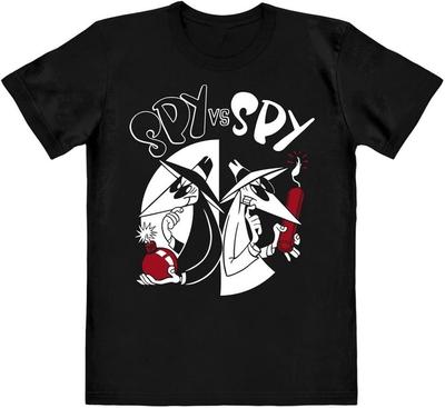 New Rare! Spy Vs Spy Heavy Cotton Black T Shirt For Men All Size UR116