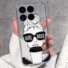Cases For Redmi 17 17C / Xiaomi 17T Pro / 17 Pro Max 17 Ultra 17 Max Cute Girl Label Pattern Phone Covers Transparent TPU Ultrathin Lightweight Bumper