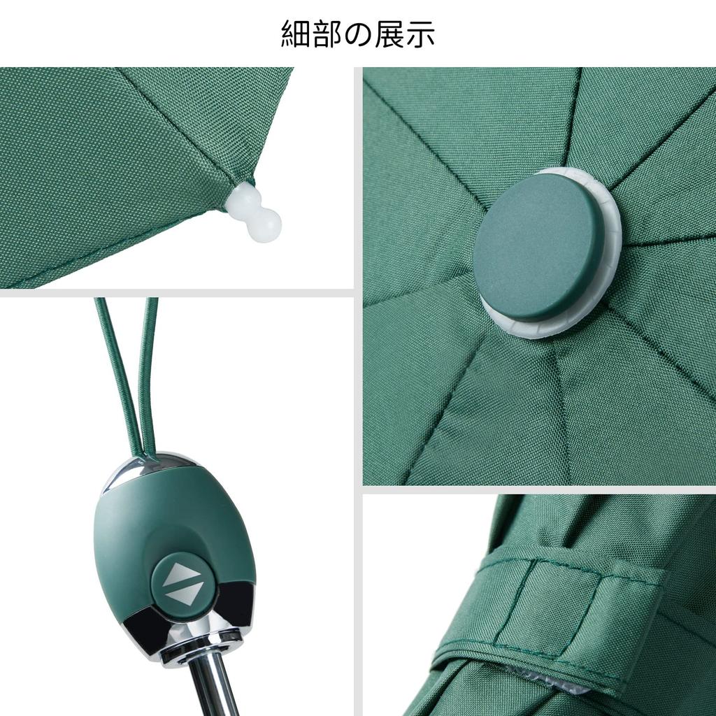 five Newly Designed Silver Parasol Folding UV Ultraviolet Complete Thermal 8 Heat Stroke Sun and Rain Auto Water Sun Folding Includes Storage Pouch