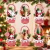 Party Atmosphere Christmas Candy Basket Hanging Design Christmas Tree Pendant  Desktop Display