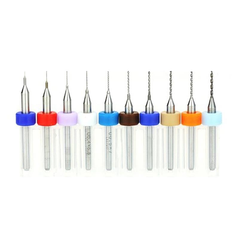 Pack of 10 Small Size Drill Bits Set Designs for Electronics Repair Model Crafting and Precise Work in Tight Spaces