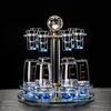 Elegant Crystal Glass Shot Cups Decanter Set With Graduated Markings Home Whiskey Baijiu Or Spirits Serving