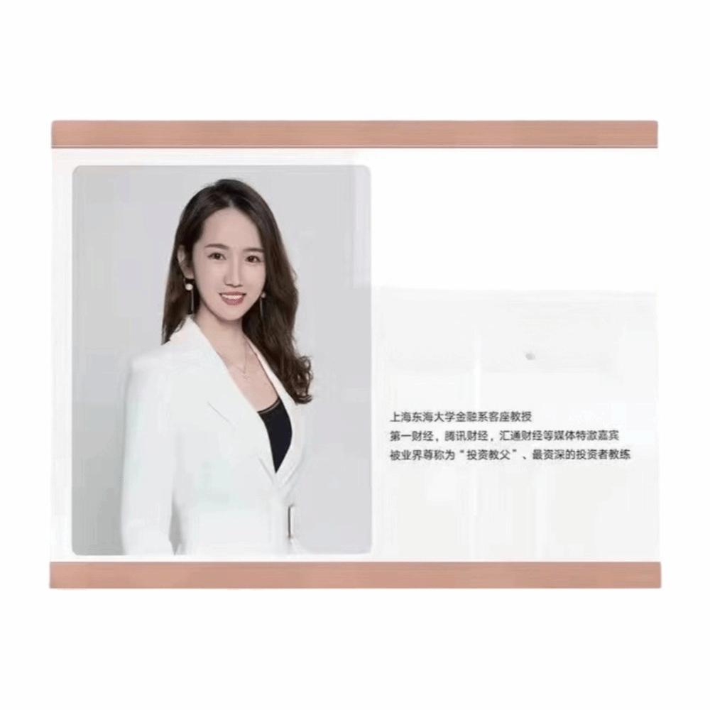 Rectangle Magnetic Wall Mounted Frame Reusable Display Board Acrylic Sign Holder  Retail Store