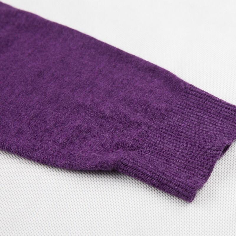 Hengyuanxiang Men's 100% Wool Turtleneck Sweater