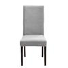 Velvet Chair Cover for Household Chair Cover Skin-friendly Silver Fox Velvet Chair Cover Hotel Restaurant Dining Chair Cover