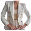 Elegant Business  Work Women Lady Solid Button Suit Jacket Coat Outwear