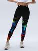 European and American Tie-Dye Yoga Pants: Comfortable, Breathable, Outdoor Sports and Running Base Layer