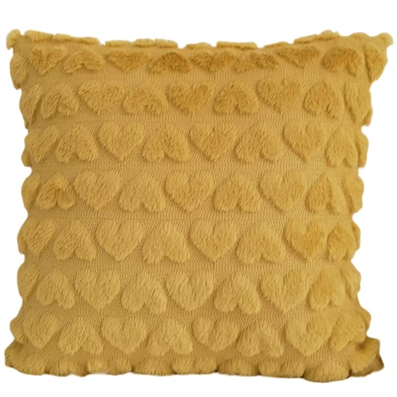 Love Heart Throw Pillow Cover, Comfortable Touch Sofa Cushions Cover Easy Cleans for Bedroom Sofa Office