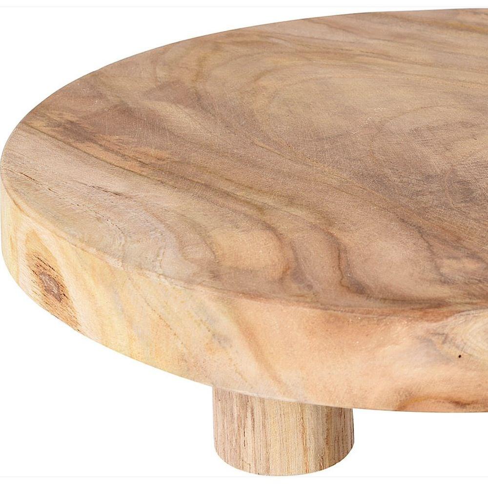 Deska Do Serwowania Drewniana Na Nóżkach 30 Cm